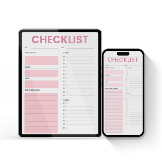 Setup & Teardown Checklist