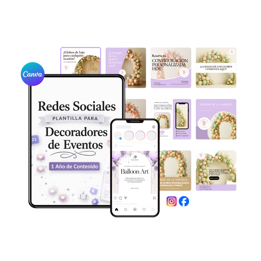 Plantilla de Redes Sociales para 365 Días